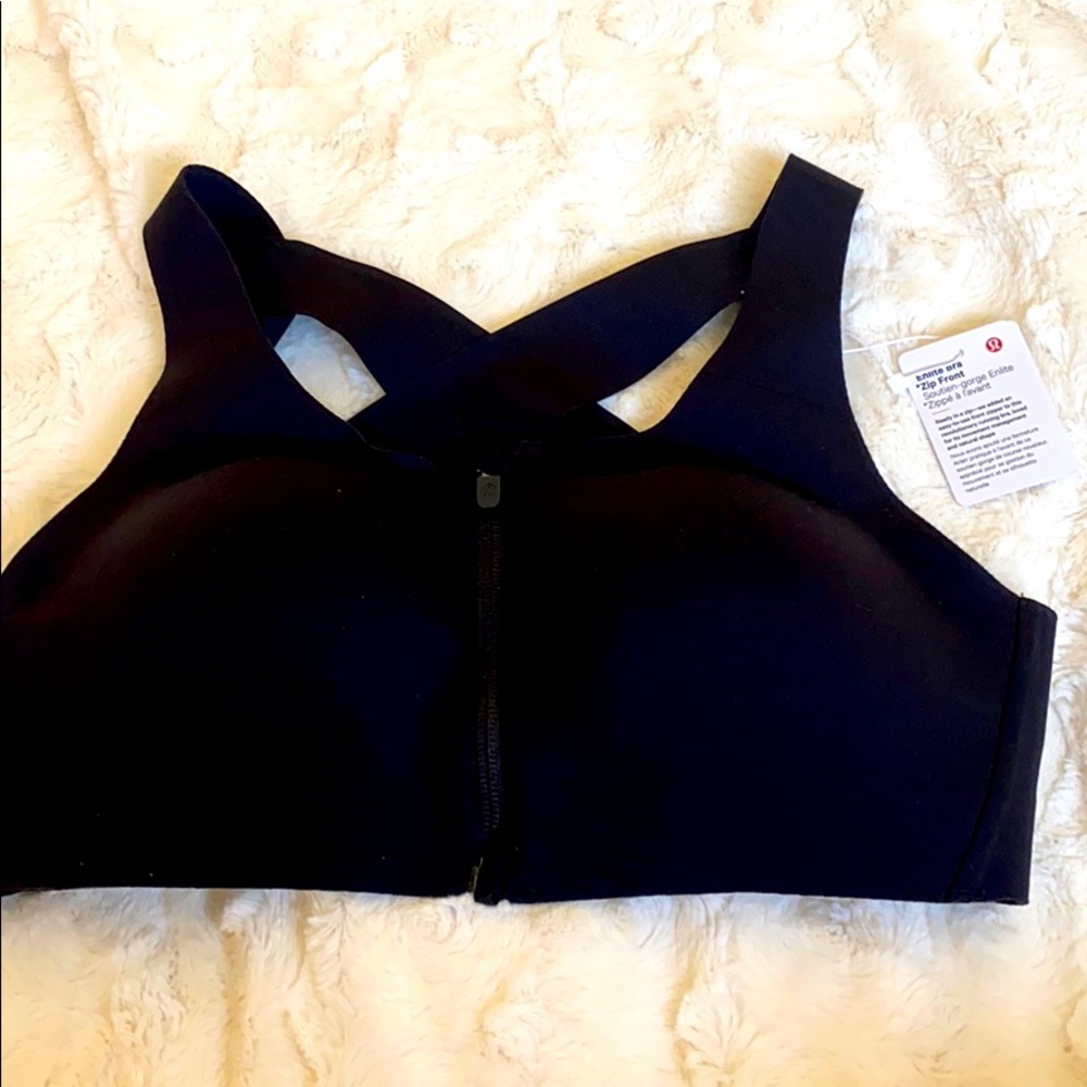 Black Lululemon Enlite Sports Bra